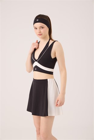  High Waist Stella Short Skirt Black