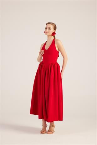 Ophelia Dress Red