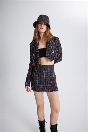 Tweed Jacket Black
