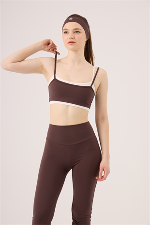 Çift Katlı Askılı Fabiola Büstiyer Kahve