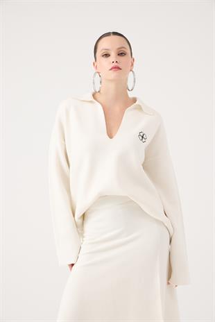 Zoi Knitwear Sweater White
