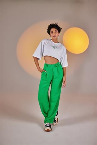 Palasia Trousers Light Green