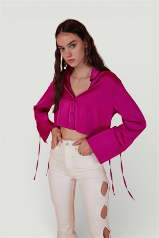 Silky Shirt Pink