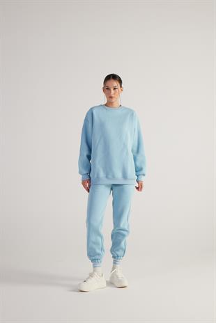 Fluffy Sweatpants Blue
