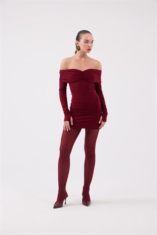 Dreamer Dress Burgundy