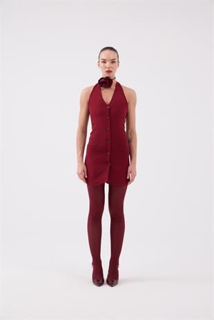 Becca Dress Burgundy