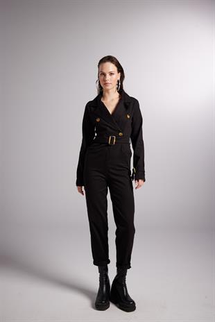 Solano Overalls Black