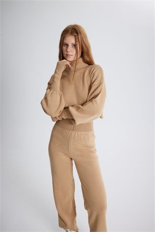 Alt Üst Triko Thinky Takım Camel
