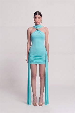 Lilian Dress Turquoise