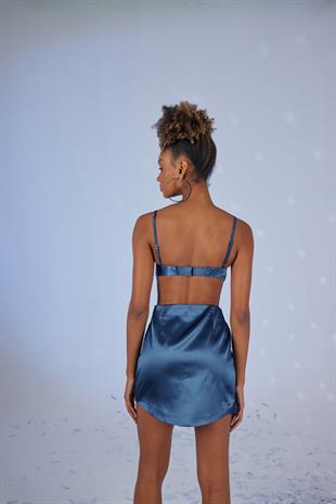 Fancy Skirt Dark Blue