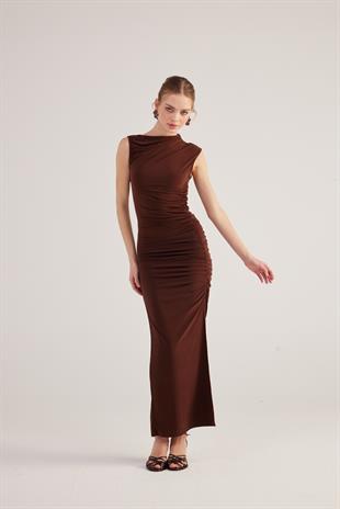 Lily Dress Brown