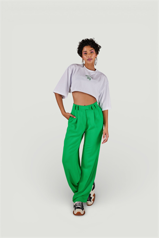 Palasia Trousers Light Green