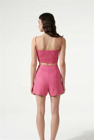 Rise Chain Blouse Pink