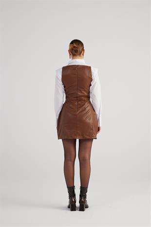 Larissa Dress Brown