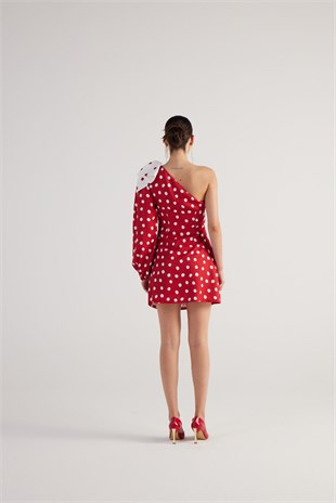 Polka Dress Red