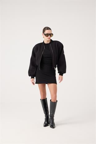 Parker Bomber Jacket Black