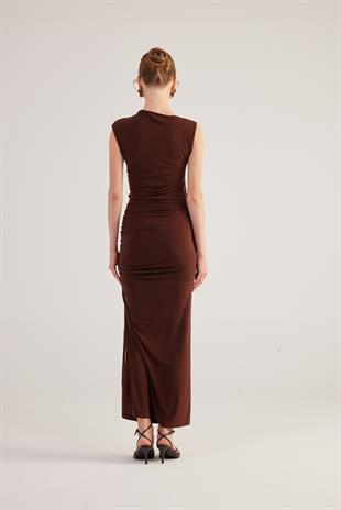 Lily Dress Brown
