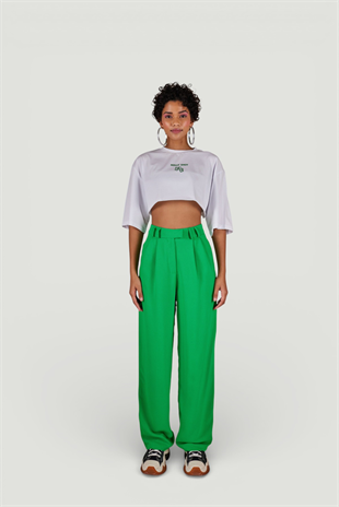 Palasia Trousers Light Green