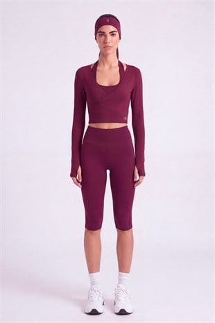 Ellen Bolero Burgundy