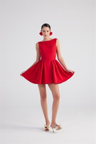 Alena Dress Red
