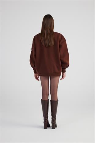 Alexa Bomber Jacket Brown