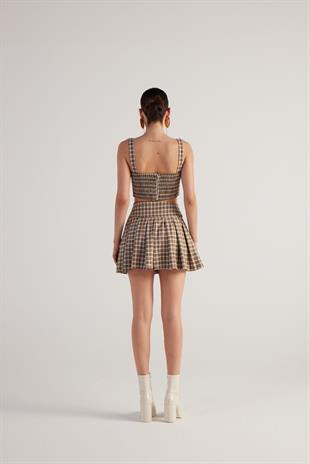 Merida Short Skirt Beige