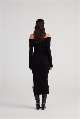 Tilda Knitwear Dress Black