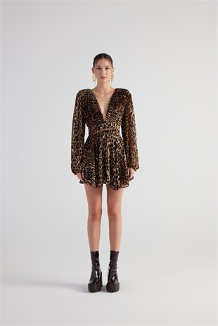 Janet Dress Brown