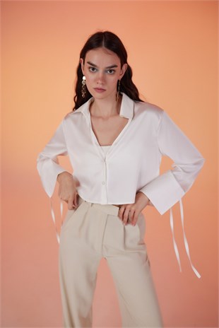 Silky Shirt White