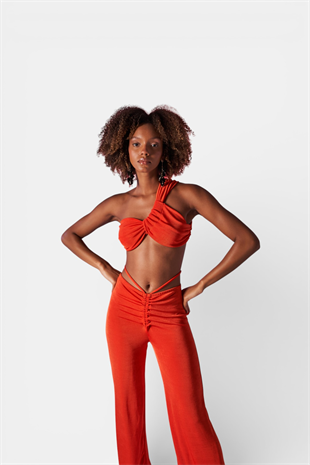 Beatrice Crop Orange