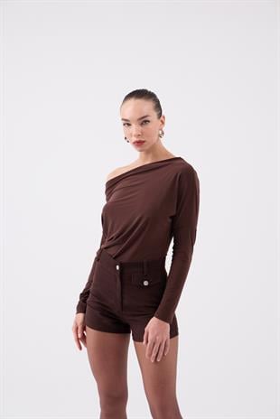 Talia Blouse Brown