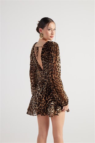 Janet Dress Brown