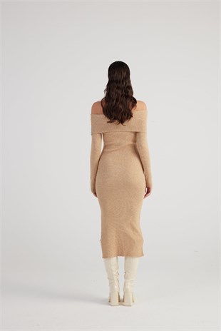 Tilda Knitwear Dress Beige