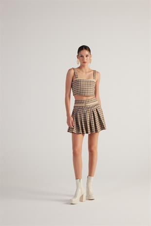 Merida Short Skirt Beige