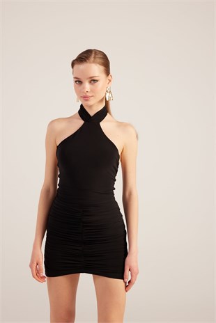 Perla Dress Black