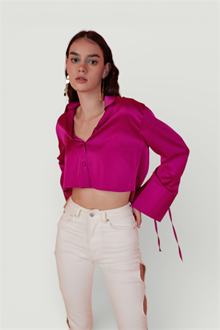 Silky Shirt Pink