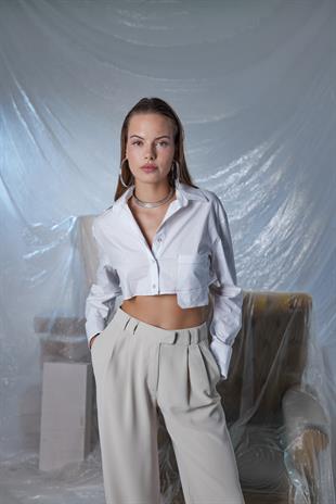 Pocket Gömlek Beyaz