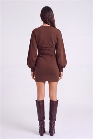 Nancy Dress Brown