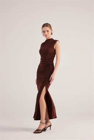 Lily Dress Brown