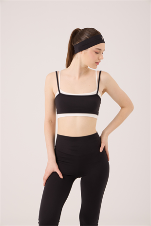 Çift Katlı Askılı Fabiola Büstiyer Siyah