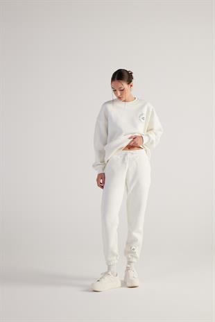 Fine Sweatpants Ecru