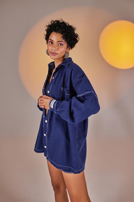 Sofie Shirt Dark Blue
