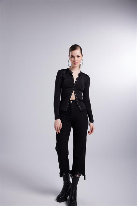 Swan Jean Pantolon Siyah