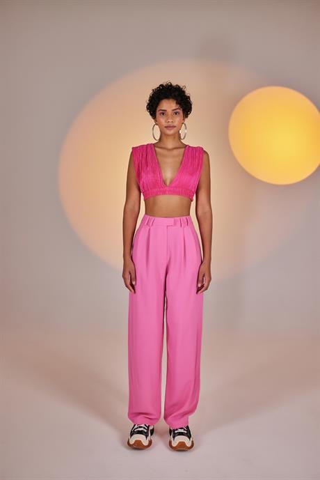 Palasia Pantolon Pembe