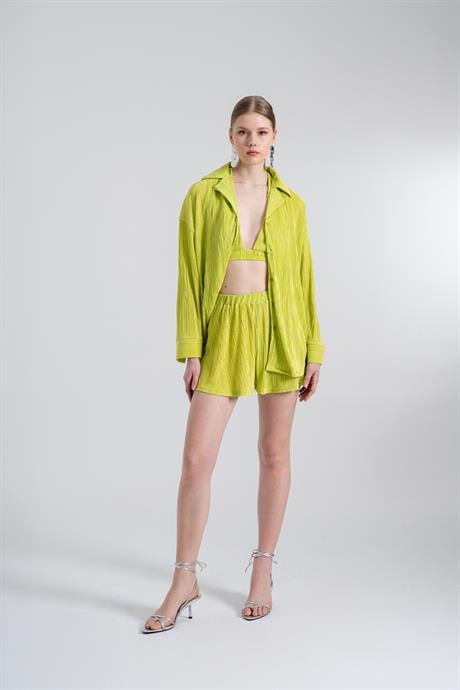 Comfy Oversize Gömlek Yeşil