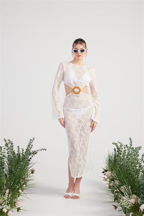 Adeline Elbise Beyaz