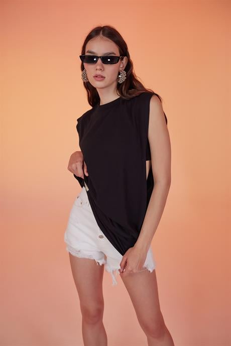 Army Oversize Tshirt Siyah