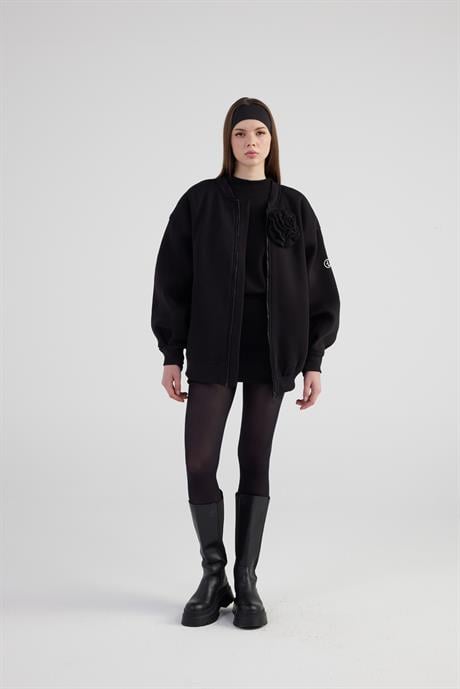 Alexa Bomber Ceket Siyah