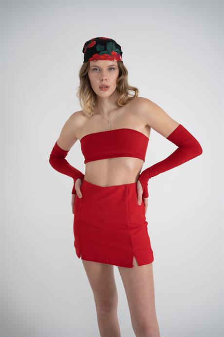 Wren Shorts Skirt Red