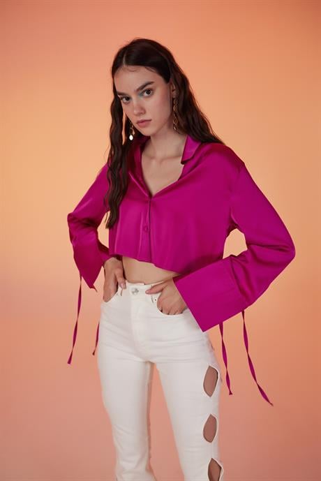 Silky Gömlek Pembe